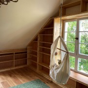 Regalwand in Fichte Vollholz geölt 