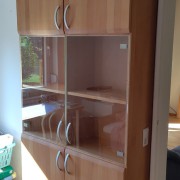 Bücherschrank aus Buche Vollholz, geölt