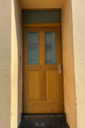 Haustür mit Oberlicht