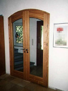 doppelflügelige Dielentür in Lärche