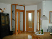 Trennwand verglast in Buche