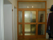 Trennwand verglast in Buche