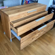 Aktenschrank in Eiche, geölt