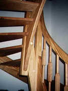 Treppe in Carolina Pine und Buche