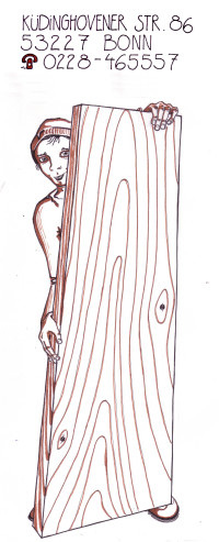 Das Hölzchen - Logo der Schreinerei Hampel